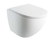 OMNIRES OTTAWA COMFORT Závěsné WC se sedátkem SoftClose, Rimless, matná bílá
