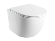 OMNIRES OTTAWA COMFORT Závěsné WC se sedátkem SoftClose, Rimless, matná bílá