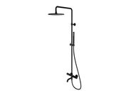 OMNIRES Y Sprchový set s vanovým termostatem, průměr 25 cm, černá