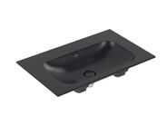 Villeroy & Boch Finion Umyvadlo nábytkové 80x50 cm, bez přepadu, bez otvoru pro baterii, CeramicPlus, Pure Black