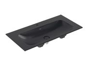 Villeroy & Boch Finion Umyvadlo nábytkové 100x50 cm, bez přepadu, otvor pro baterii, CeramicPlus, Pure Black