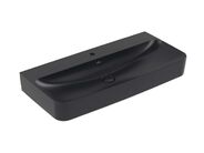 Villeroy & Boch Finion Umyvadlo 100x47 cm, skrytý přepad, otvor pro baterii, CeramicPlus, Pure Black