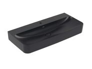 Villeroy & Boch Finion Umyvadlo 100x47 cm, bez přepadu, otvor pro baterii, CeramicPlus, Pure Black