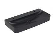Villeroy & Boch Finion Dvojumyvadlo 100x47 cm, bez přepadu, 2 otvory pro baterie, CeramicPlus, Pure Black