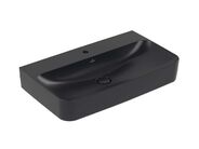Villeroy & Boch Finion Umyvadlo 80x47 cm, bez přepadu, otvor pro baterii, CeramicPlus, Pure Black