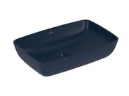 Villeroy & Boch Artis Umyvadlo na desku 58x39 cm, bez přepadu, bez otvoru pro baterii, CeramicPlus, Nightfall