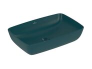 Villeroy & Boch Artis Umyvadlo na desku 58x39 cm, bez přepadu, bez otvoru pro baterii, CeramicPlus, Teal