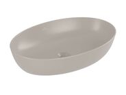 Villeroy & Boch Artis Umyvadlo na desku 61x41 cm, bez přepadu, bez otvoru pro baterii, CeramicPlus, Almond