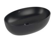 Villeroy & Boch Artis Umyvadlo na desku 48x33 cm, bez přepadu, bez otvoru pro baterii, CeramicPlus, Pure Black