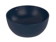 Villeroy & Boch Artis Umývátko na desku, průměr 33 cm, bez přepadu, bez otvoru pro baterii, CeramicPlus, Nightfall
