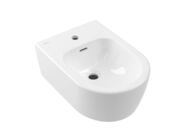 Villeroy & Boch Skyla Závěsný bidet 530x370 mm, s přepadem, otvor pro baterii, CeramicPlus, alpská bílá