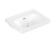 Villeroy & Boch Skyla Umyvadlo 55x45 cm, s přepadem, bez otvoru pro baterii, CeramicPlus, Stone White