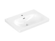Villeroy & Boch Skyla Umyvadlo 65x46 cm, s přepadem, otvor pro baterii, CeramicPlus, alpská bílá