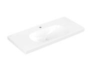 Villeroy & Boch Skyla Umyvadlo 100x46 cm, bez přepadu, otvor pro baterii, alpská bílá