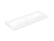 Villeroy & Boch Skyla Umyvadlo 120x46 cm, bez přepadu, bez otvoru pro baterii, alpská bílá