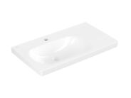 Villeroy & Boch Skyla Umyvadlo 80x46 cm, bez přepadu, otvor pro baterii, CeramicPlus, alpská bílá