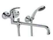 Novaservis Vanová paneláková baterie 100 mm Metalia 55 chrom