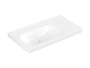 Villeroy & Boch Skyla Umyvadlo 80x46 cm, bez přepadu, bez otvoru pro baterii, CeramicPlus, Stone White