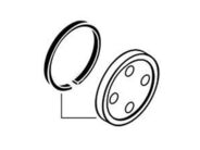 Hansgrohe Příslušenství Podložka pod sprchovou tyč pro Croma 100 Showerpipe, chrom