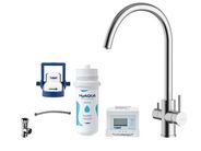 kielle Wimeo Dřezová baterie včetně filtrace, broušená nerez