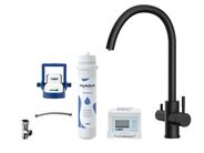 kielle Wimeo Dřezová baterie včetně filtrace, matná černá