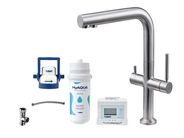 kielle Wimeo Dřezová baterie včetně filtrace, broušená nerez