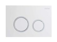 kielle Gemini New II Ovládací tlačítko splachování, lesklá bílá/chrom