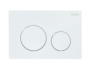 kielle Gemini New I Ovládací tlačítko splachování, lesklá bílá