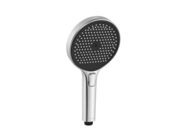 kielle Oudee Sprchová hlavice 130, 3 proudy, EcoSpare, chrom/černá