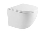 kielle Oudee Závěsné kompaktní WC se sedátkem Softclose, Vortex Rimless+, bílá