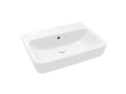 Villeroy & Boch O.novo Umyvadlo na desku, 600x460 mm, s přepadem, bez otvoru pro baterii, AntiBac, CeramicPlus, alpská bílá