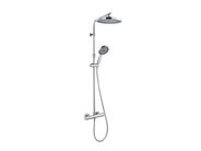 Kielle Oudee Sprchový set s termostatem, 260 mm, 3 proudy, chrom
