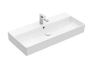 Villeroy & Boch Memento 2.0 Umyvadlo nábytkové 1000x470 mm, s přepadem, otvor pro baterii, CeramicPlus, alpská bílá
