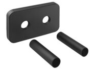 Bruckner WICHER krycí rozeta pro středové připojení 50mm, černá mat