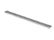 Tece TECEdrainline designová mřížka 90 cm, design basic, ocelová kartáčovaná