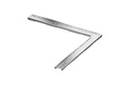 Tece TECEdrainline designová mřížka 90x90 cm, rohové provedení 90°, design basic, ocelová leštěná