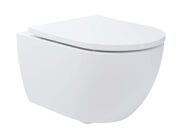 kielle Oudee Závěsné WC se sedátkem Softclose, Vortex Rimless+, bílá