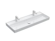 Villeroy & Boch Collaro Dvojumyvadlo nábytkové 1200x470 mm, bez přepadu, 2 otvory pro baterii, CeramicPlus, Stone White