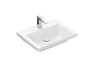 Villeroy & Boch Subway 3.0 Umyvadlo 600x470 mm, bez přepadu, otvor pro baterii, CeramicPlus, Stone White