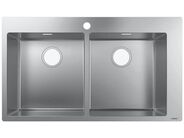 Hansgrohe Dřezy Vestavný dřez S711-F765, nerezová ocel