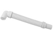 Polysan Odpadní flexi-zkracovatelné dopojení, L-100 cm, koleno 40/40 mm