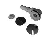 Duravit vodorovná odtoková souprava pro sprchové vaničky, 90 mm, chrom