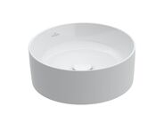 Villeroy & Boch Collaro Umyvadlo na desku, průměr 400 mm, CeramicPlus, Stone White