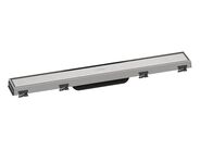 Hansgrohe Raindrain Sprchový žlab s nerezovým roštem 600, s výškově stavitelným rámem, kartáčovaná nerez