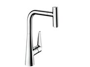 Hansgrohe Talis Select M51 Dřezová baterie s výsuvnou koncovkou, EcoSmart, chrom