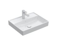 Villeroy & Boch Collaro Umyvadlo 600x470 mm, bez přepadu, otvor pro baterii, CeramicPlus, Stone White