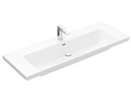 Villeroy & Boch Subway 3.0 Umyvadlo 1300x470 mm, s přepadem, otvor pro baterii, CeramicPlus, Stone White