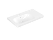 Villeroy & Boch Skyla Umyvadlo, 80x46 cm, s přepadem, otvor pro baterii, alpská bílá