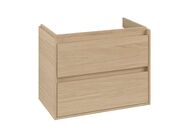 Villeroy & Boch Skyla Umyvadlová skříňka, 77x60x44 cm, 2 zásuvky, Nordic Oak