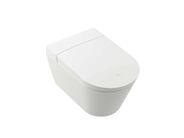 Villeroy & Boch ViClean Elektronický bidet s keramikou, závěsný, DirectFlush, CeramicPlus, SoftClosing, alpská bílá